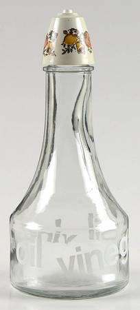 Spice of Life (Centura) Glass Vinegar Shaker & Plastic Top