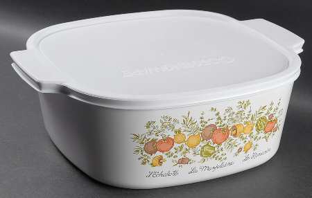 Spice of Life (Centura) 5 Quart Square Casserole with Lid