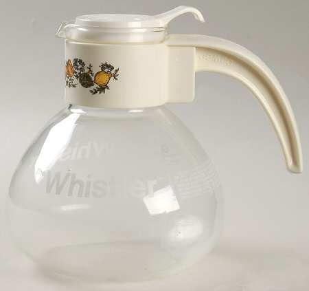 Spice of Life (Centura) Glassware Whistler Coffee Pot & Lid