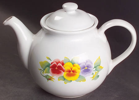 Summer Blush (Corelle) Teapot & Lid