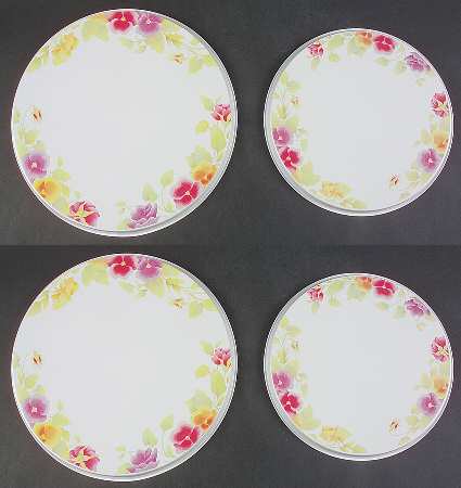 Summer Blush (Corelle) Stove Cover Set-Steel 2 8" & 2 10" Round Covers
