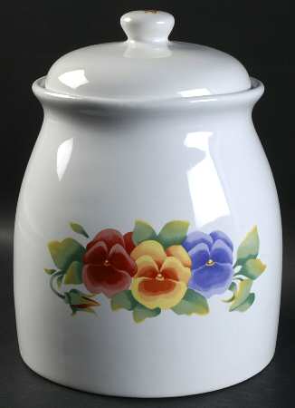 Summer Blush (Corelle) Cookie Jar & Lid