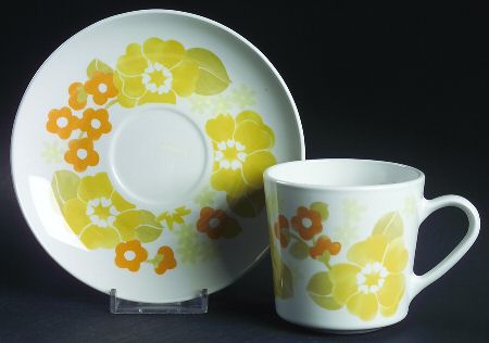Summerhill Flat Cup & Saucer Set