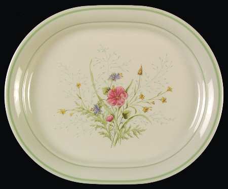 Summer Mist 12" Oval Serving Platter