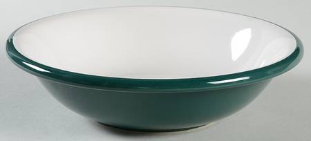 Villa Hunter Green 9" Round Vegetable Bowl