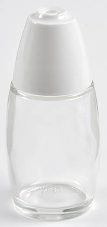 White Coupe Toothpick Holder with Lid