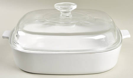 White Coupe 10" Skillet & Lid