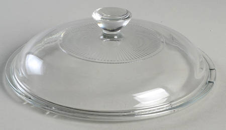 White Coupe Lid for 1.25 Qt Round Casserole
