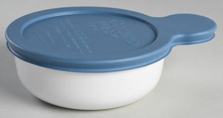 White Coupe Grab-It & Plastic Lid