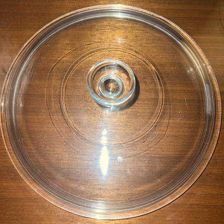 White Coupe Lid for 3.5 Quart Round Casserole