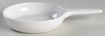 White Coupe 7" Skillet No Lid