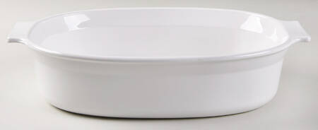 White Coupe 1.5 Quart Oval Covered Casserole No Lid
