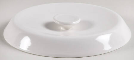 White Coupe Lid for 1 Quart Saucepan