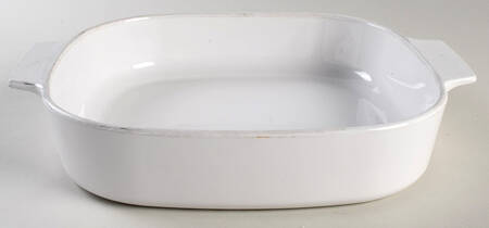White Coupe 2.5 Quart Square Casserole No Lid
