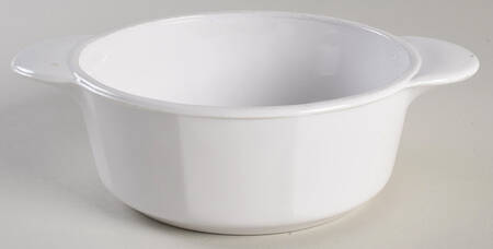 White Coupe 1 Qt Round Casserole No Lid