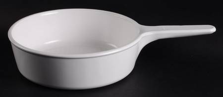 White Coupe 10" Open Skillet