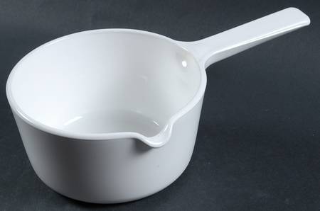 White Coupe 1 Quart Saucepan No Lid