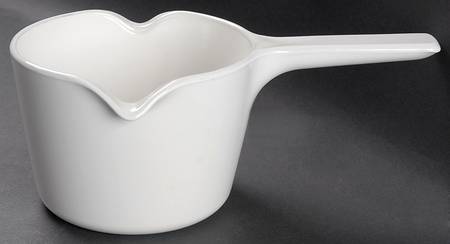 White Coupe 1 Qt Cook & Pour, No Glass Lid
