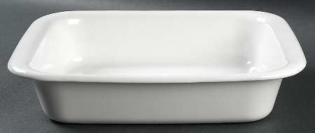 White Coupe 12" Fast Food Dish No Cover