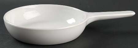 White Coupe 7" Open Skillet