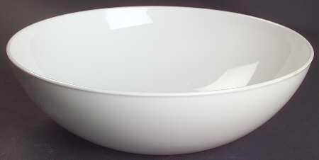 White Coupe 9" Round Vegetable Bowl