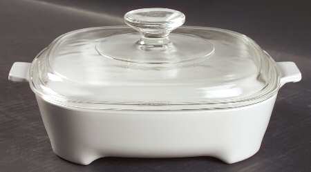 White Coupe 8" Covered Browning Skillet