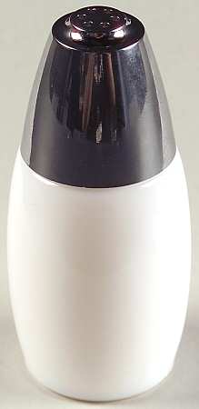 White Coupe Salt Shaker
