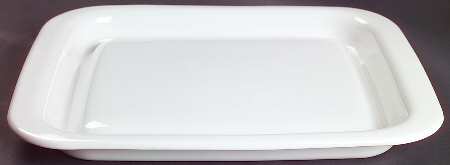 White Coupe 14" Recatangular Microwave Browing Grill
