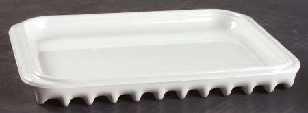 White Coupe Microwave Rack