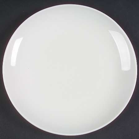 White Coupe Dessert/Pie Plate