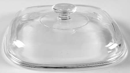 White Coupe Lid for 10" Browning Skillet