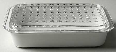 White Coupe 12" Fast Food Dish & Cover