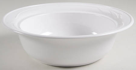 White Flora 1.5 Quart Round Casserole No Lid