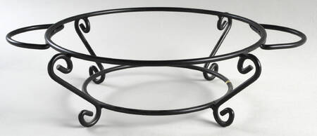 White Flora Metal Stand for 2.25 Round Casserole