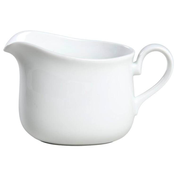 White Narrow Rim (Centura Line) Gravy Boat