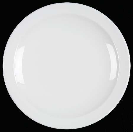 White Narrow Rim (Pyroceram) Bread & Butter Plate