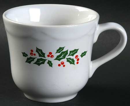 Winter Holly Flat Cup