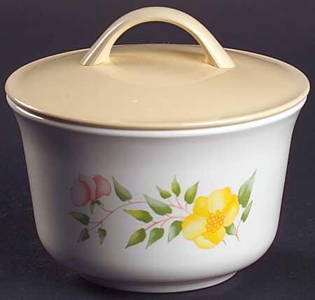 Windsor Rose (Corelle) Sugar Bowl & Lid