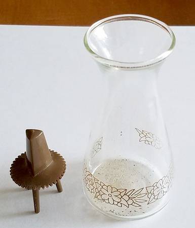Woodland Brown (Corelle) Glassware Salt Shaker No Lid