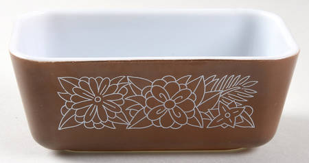 Woodland Brown (Corelle) Medium Refrigerator Jar No Lid