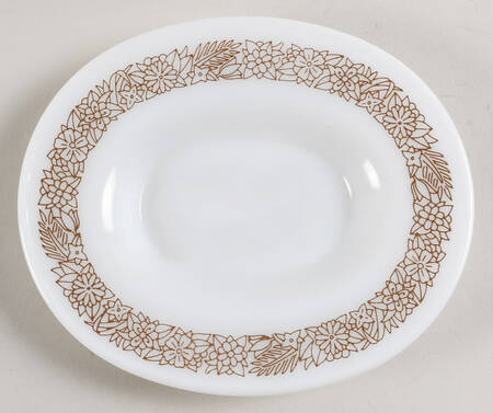 Woodland Brown (Corelle) Underplate for Gravy Boat