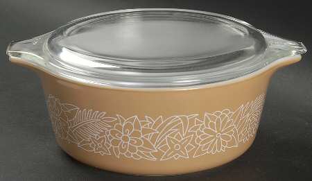 Woodland Brown (Corelle) 1.50 Pt Round Covered Casserole