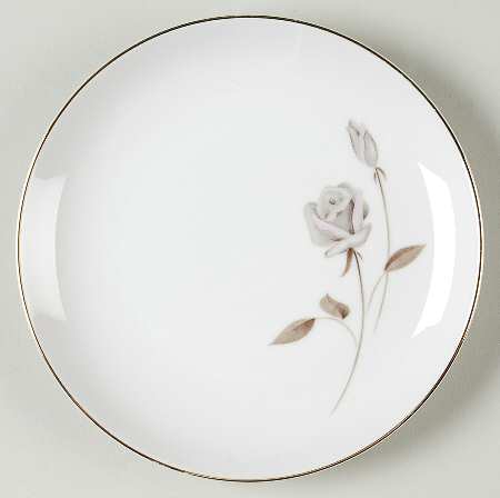 Rosalia (Gold Trim) Bread & Butter Plate