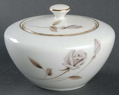Rosalia (Gold Trim) Sugar Bowl & Lid