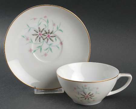 Startime Flat Cup & Saucer Set by Contour