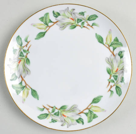 Treasure (White Magnolias) Salad Plate