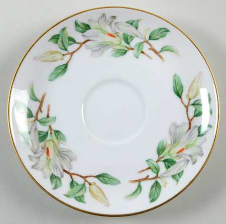 Treasure (White Magnolias) Saucer
