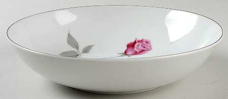 Treasure (Pink Roses) 9" Round Vegetable Bowl