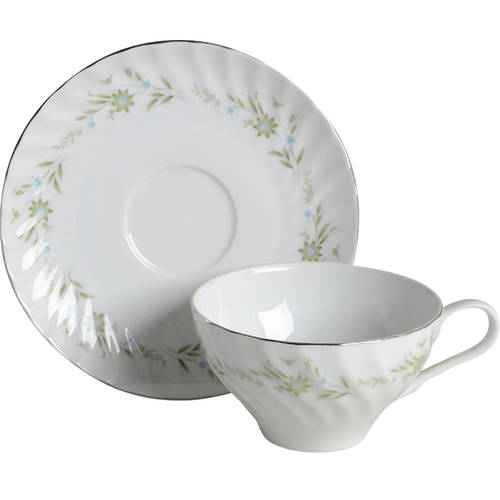 Felicia Flat Cup & Saucer Set