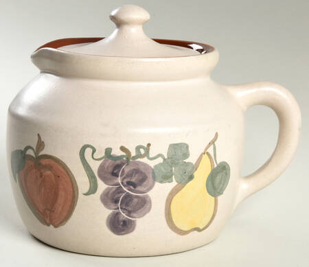 Country Harvest Teapot & Lid by Chatham Potters 